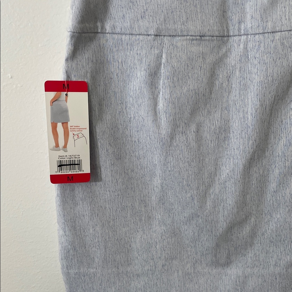 S.C.&CO. Tummy Control skirt Women's Stretch Under Short Light/Blue Size M/Z5 - Picture 5 of 11